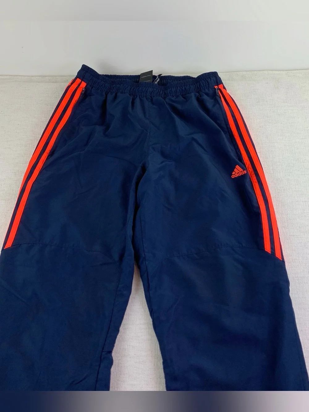 Adidas Predator striped track pants Collegiate Navy blue  Infrared logo